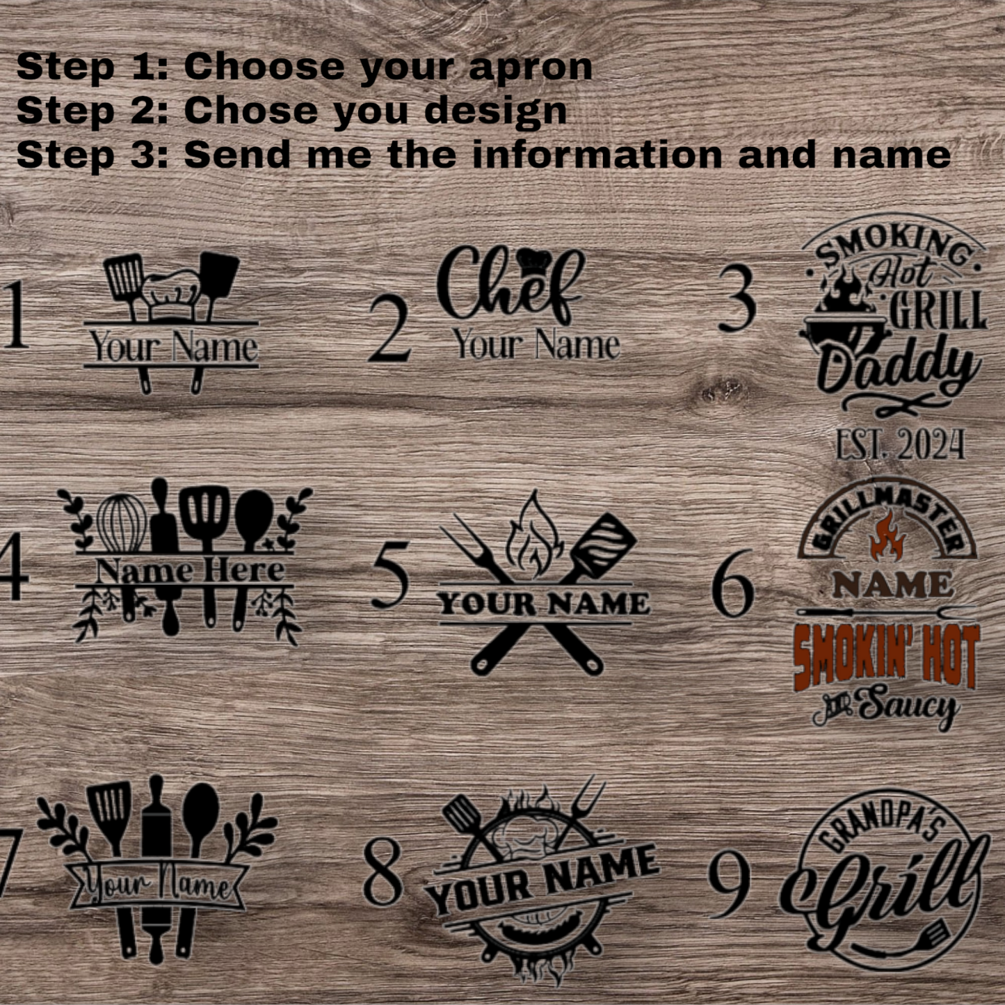 Custom Aprons Personalized Gift! Get yours today!