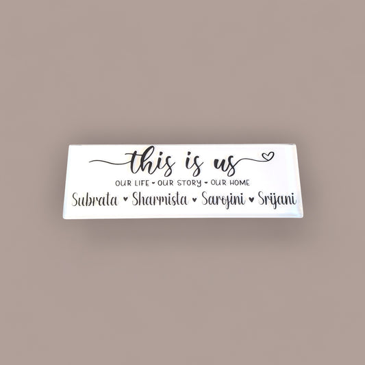 Personalized Glass Plaques