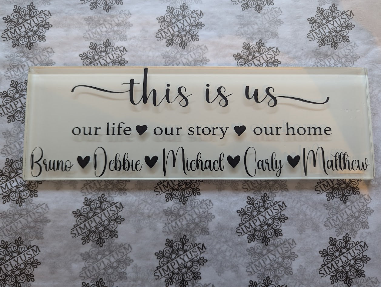 Personalized Glass Plaques